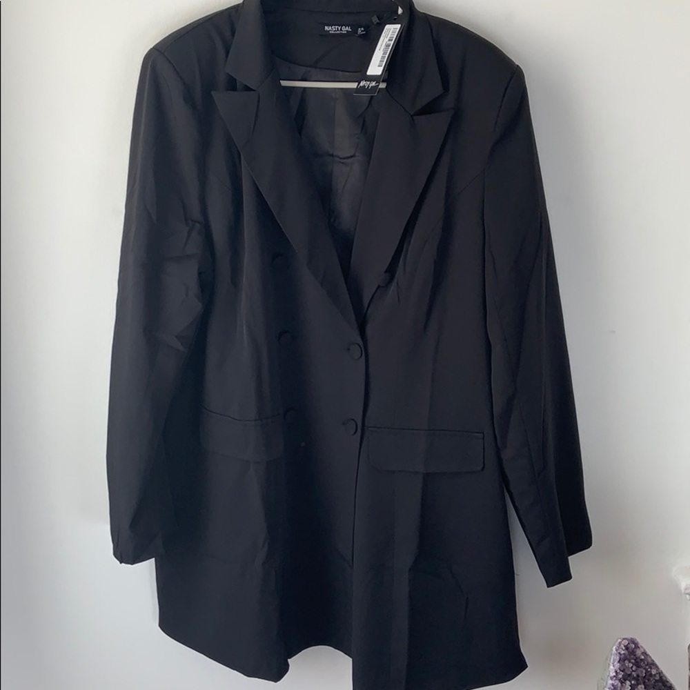 nastygal blazer dress